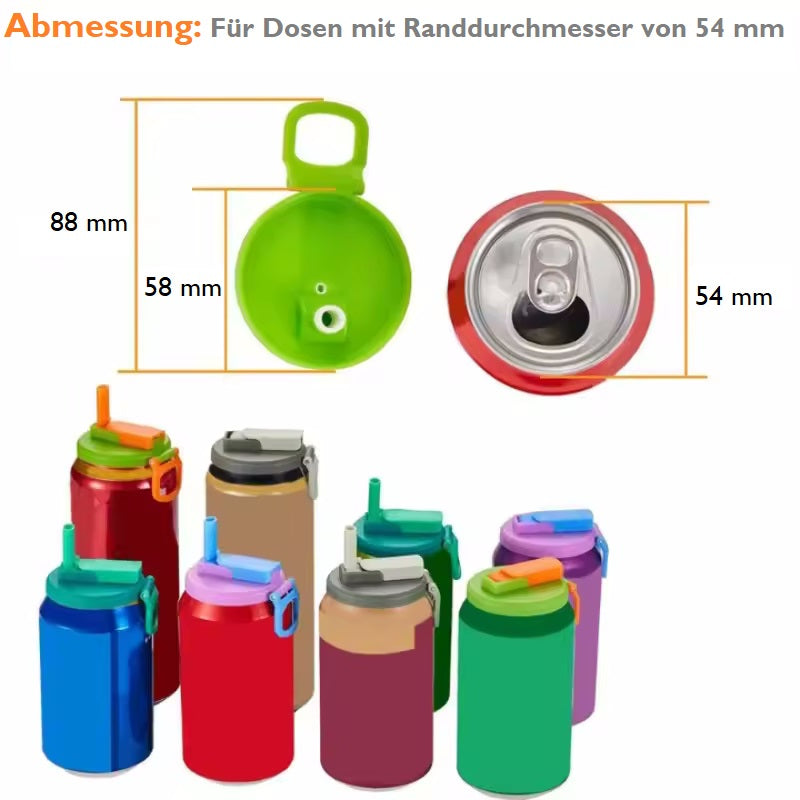 Dosen Trinkhalm-Deckel